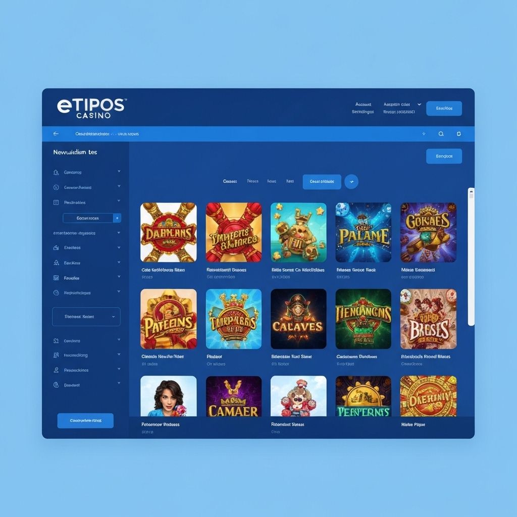 eTIPOS Casino - lobby