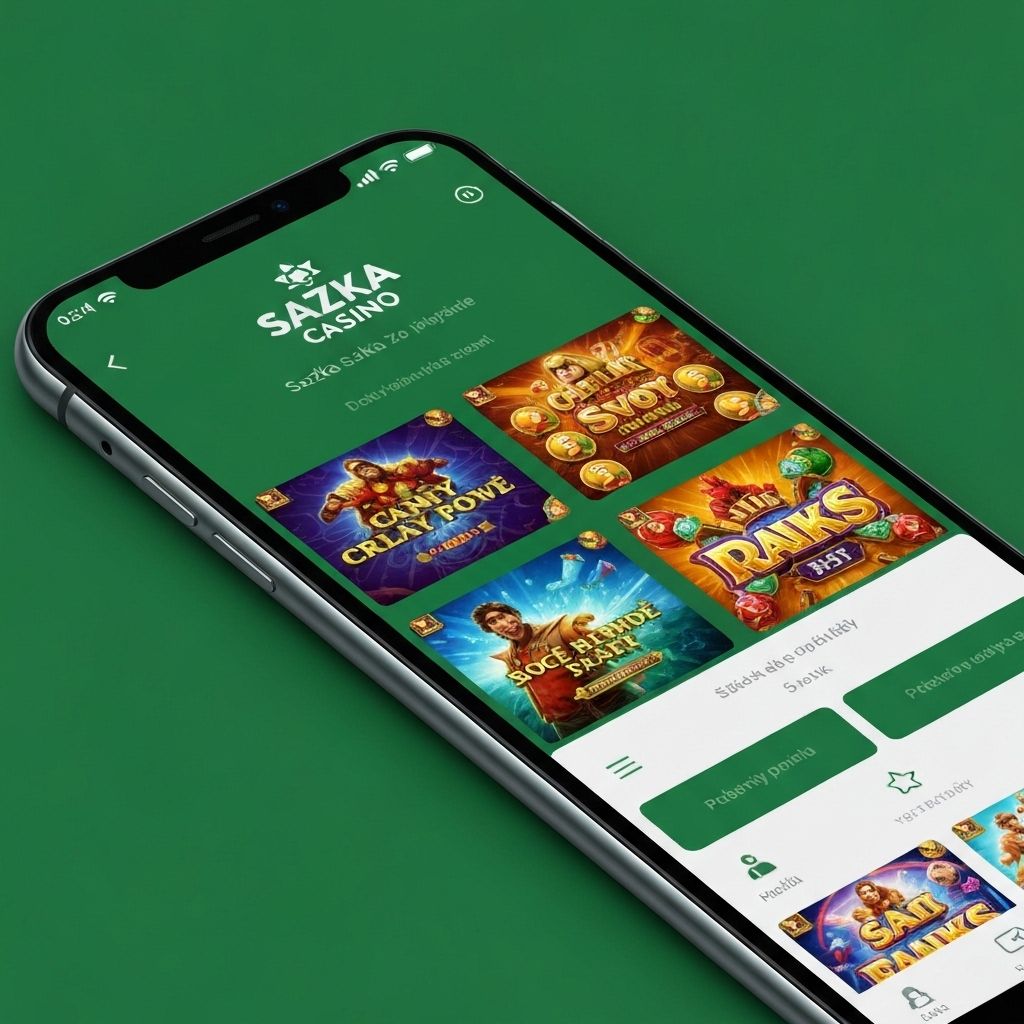 Sazka Casino - mobile